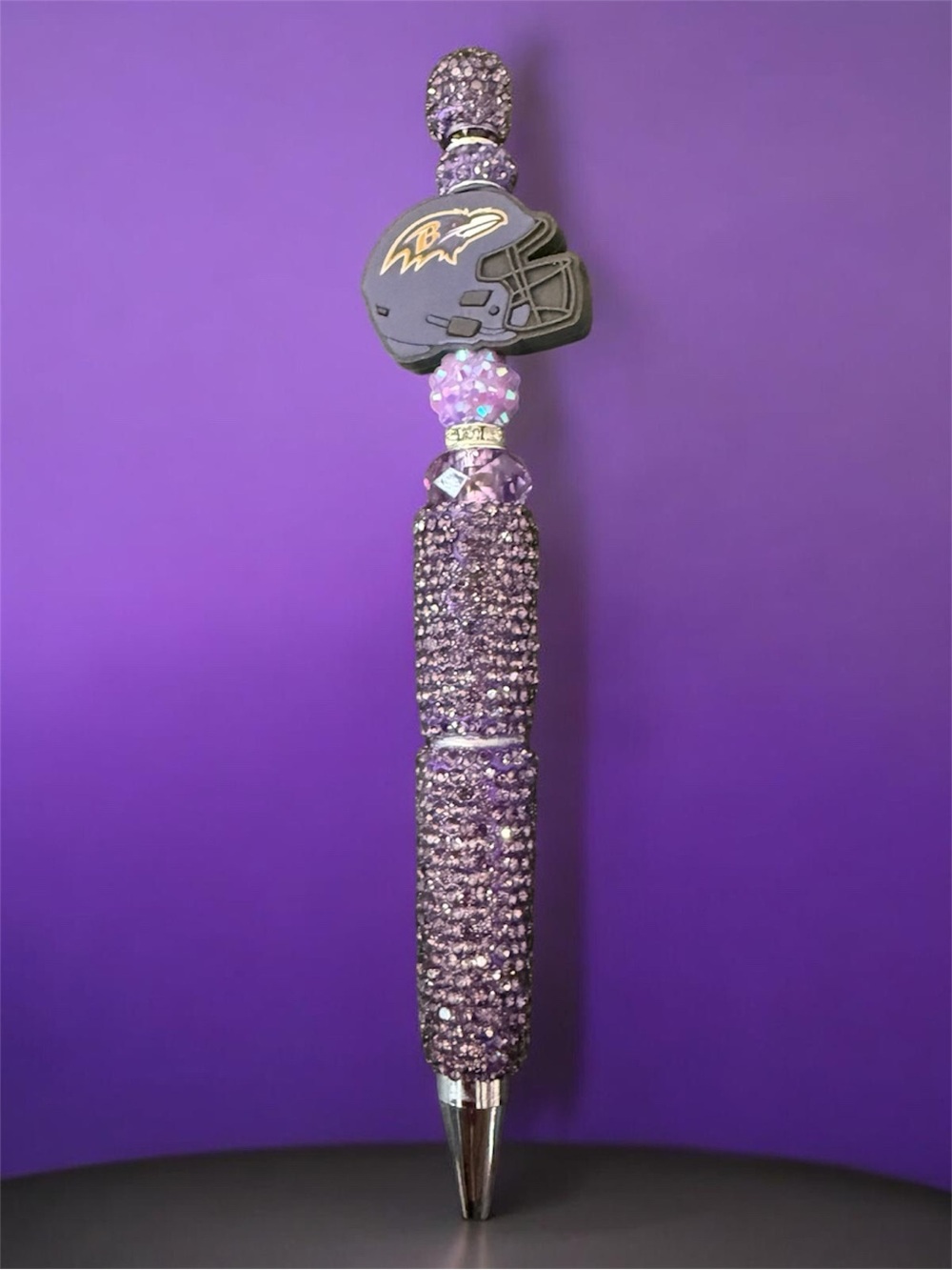 Baltimore Ravens Purple Crystal Rhinestone Bling Pen! 🖊️